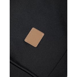 3pcs Men'S Crew Neck Sweatshirts with Fleece Lining - Vintage Style, Thick Knit Pullover Sweatshirts in Black, Navy Blue, and Maroon - Casual & Sporty for Spring, Fall, and Winter - Perfect for Outdoor Activities, Fitness, and Travel