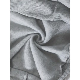 Men's OUTLAW Graphic Hooded Sweatshirt - Black with White Bold Lettering, Heavyweight 300gsm Pullover Hoodie, Casual Winter Warmth, Machine Washable, Streetwear & Outdoor Wear with Chest Pocket & Adjustable Hood