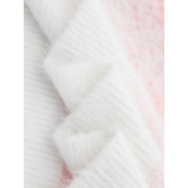 Men's Mid Stretch All Match Knitted Ombre Crew Neck Pullover Sweater for Fall Winter