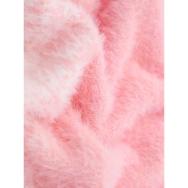 Men's Mid Stretch All Match Knitted Ombre Crew Neck Pullover Sweater for Fall Winter