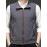 Men'S Cozy Fleece-Lined Sleeveless Vest - Maroon Zip-Up with Pockets, Retro Casual Style, Warm & Comfortable for Fall/Winter, Versatile Outdoor & Sporty Wear, Winter Vest, Sporty Vest, Minimalist Design, Soft Texture