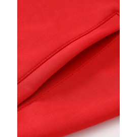 Men's Casual Zip-Up Jacket with Stand Collar - 